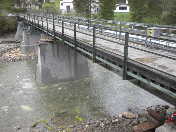 Ammerbrücke beim Kraftwerk Kammerl bei Saugrub
