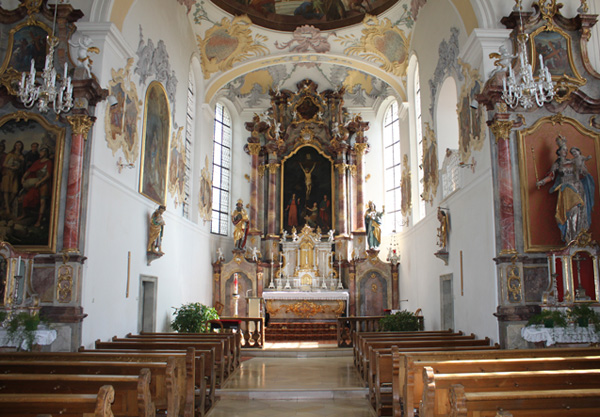 Kath.Pfarr- u. Wallfahrtskirche Hl. Kreuz Mindelzell