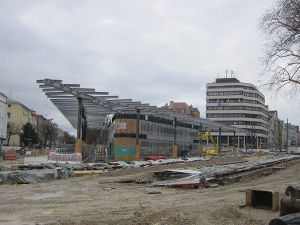 Neugestaltung Königsplatz in Augsburg, Teilprojekt Mitte