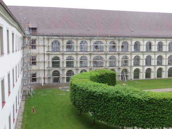 Residenz Kempten - Südflügel: Mittelrisalit und Thronsaal