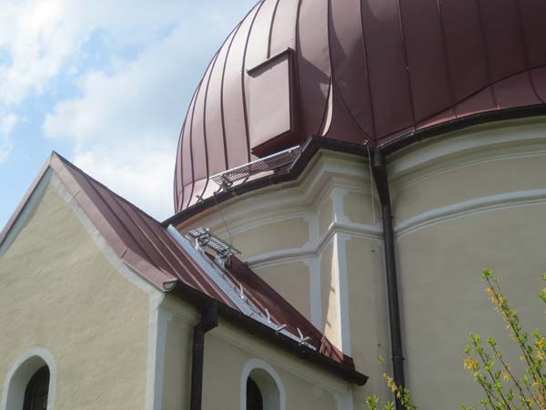 Dachkonstruktion Heuwinkl-Kapelle in Iffeldorf