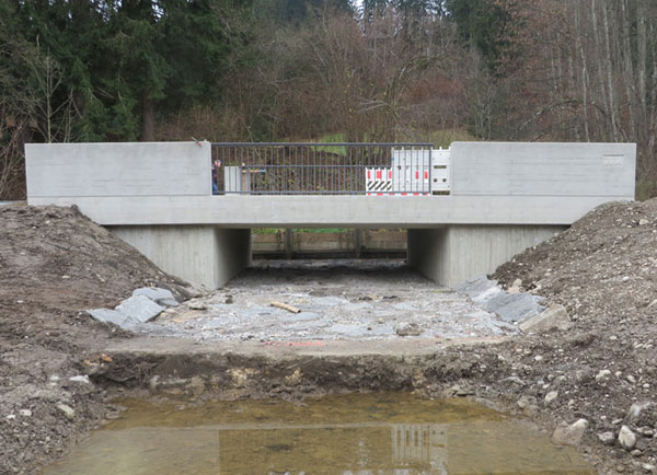 Erneuerung zweier Brücken in der Mühlenstraße in Fischen