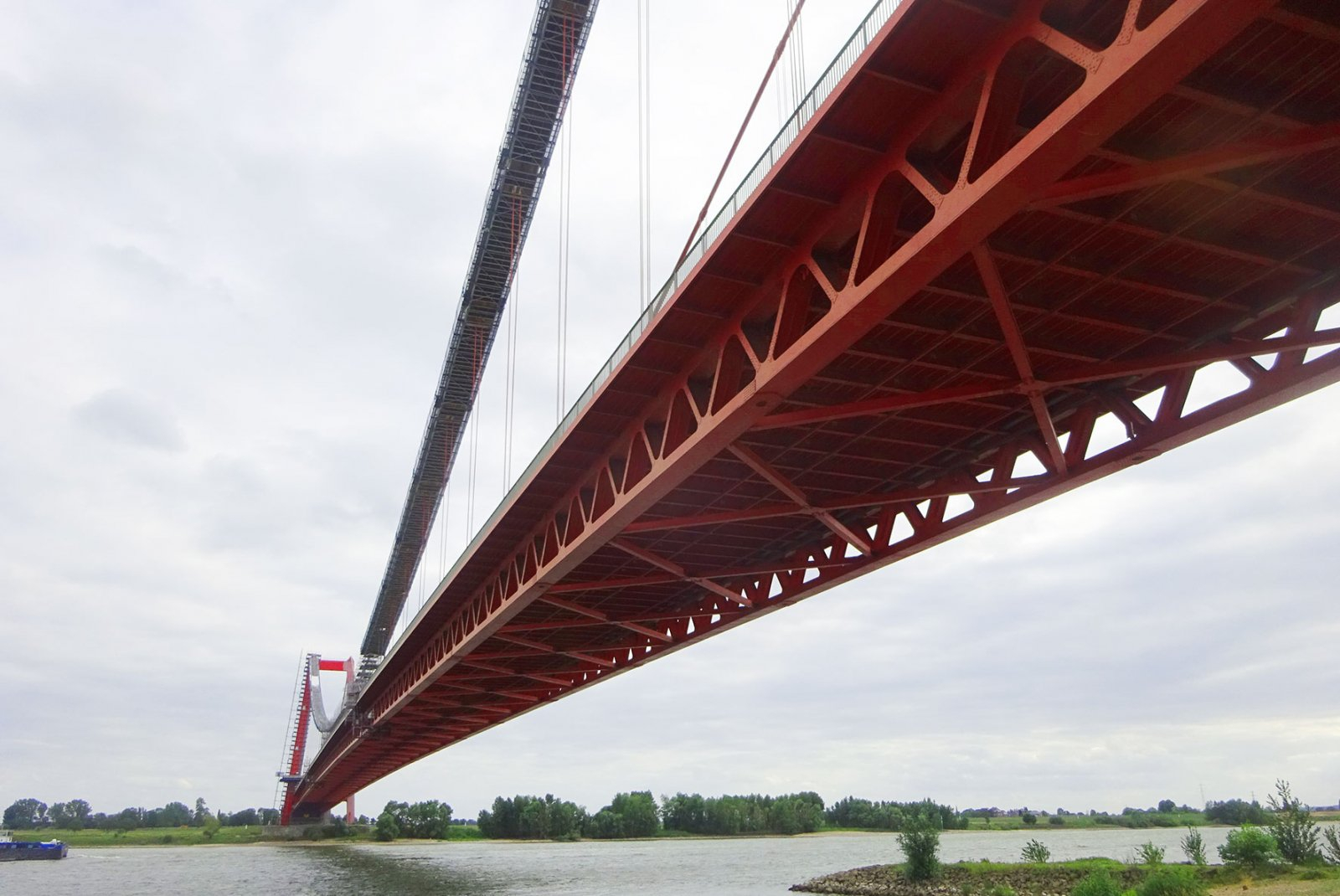 Rheinbrücke Emmerich - Hängertausch
