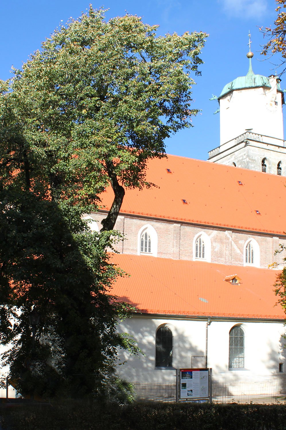 Evang.-Luth. Pfarrkirche St. Martin in Memmingen - Turmkreuz