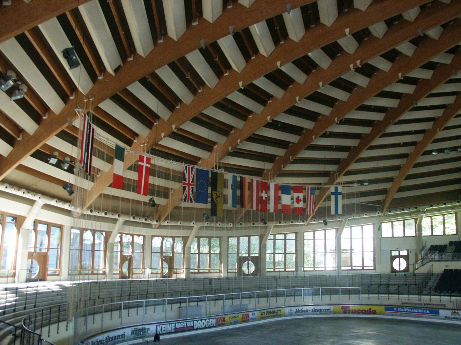 Eissporthallen Füssen - Sanierung Dachhaut