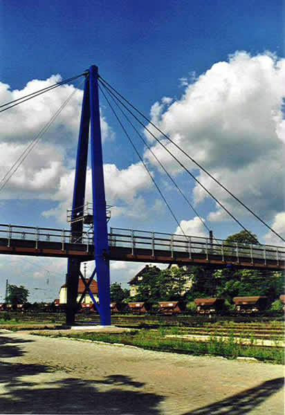 Geh- und Radwegbrücke, Wolfen