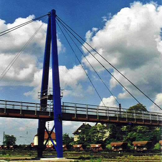 Geh- und Radwegbrücke, Wolfen